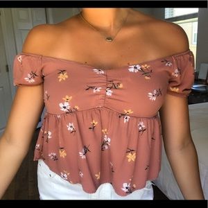 Off the shoulder shirt